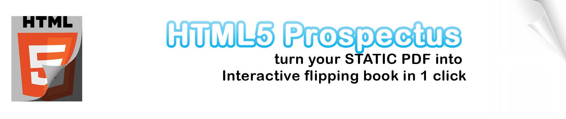 Flipping interactive HTML5 book